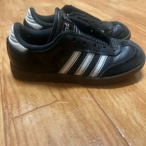 Adidas Samba Classic 036516 Black Soccer Shoes Sneakers Little Kids Size 13K